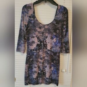 NWT FREE PEOPLE PURPLE AND BLUE DRESS SIZE MEDIUM